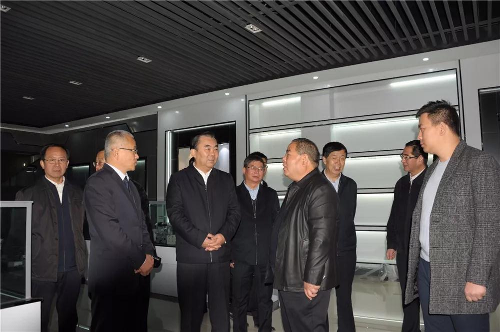 甘肃省委统战部部长马廷礼一行莅临兰州新区“3044am永利集团三厂项目”参观考察